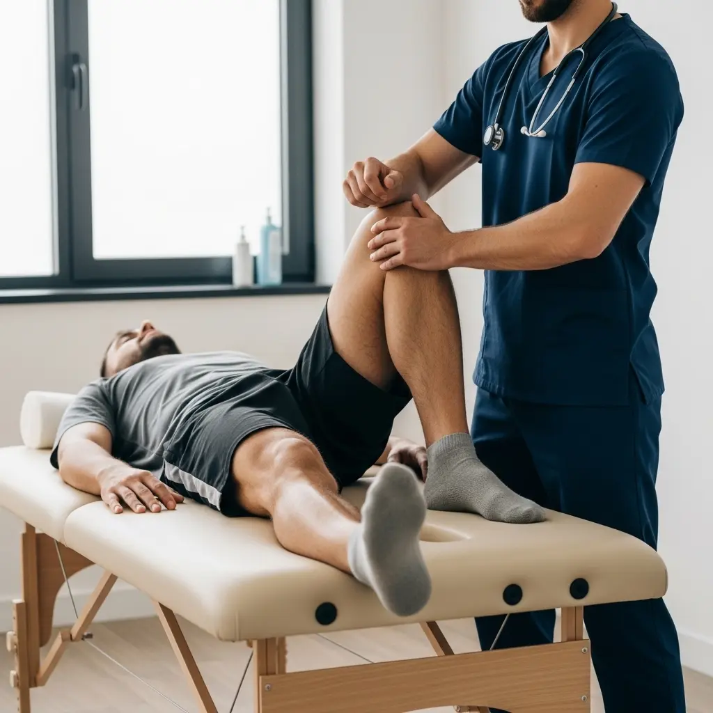 جلسة التدليك الرياضي